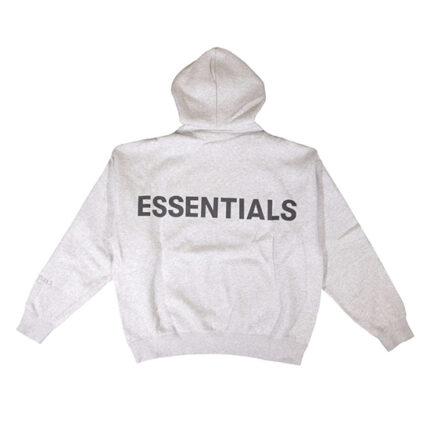 Essentials 3M Logo Pullover White Hoodie Essentials 3M Logo Pullover White Hoodie