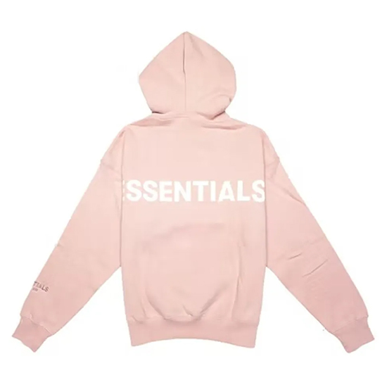 Essentials 3M Logo Pullover Pink Hoodie Essentials 3M Logo Pullover Pink Hoodie