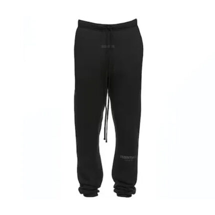 Fear of God Essentials Core Collection Lounge Black Pants Fear of God Essentials Core Collection Lounge Black Pants