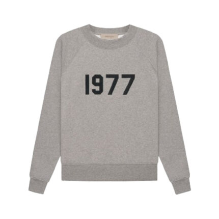 Essentials Crewneck 1977 Dark Gray Sweatshirt Essentials Crewneck 1977 Dark Gray Sweatshirt
