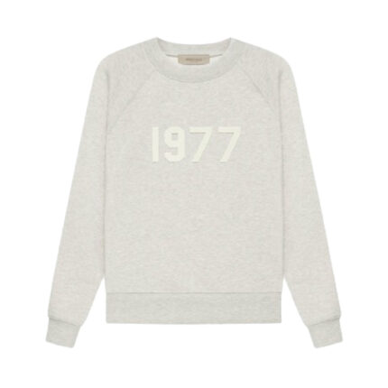 Essentials Crewneck 1977 Gray Sweatshirt Essentials Crewneck 1977 Gray Sweatshirt